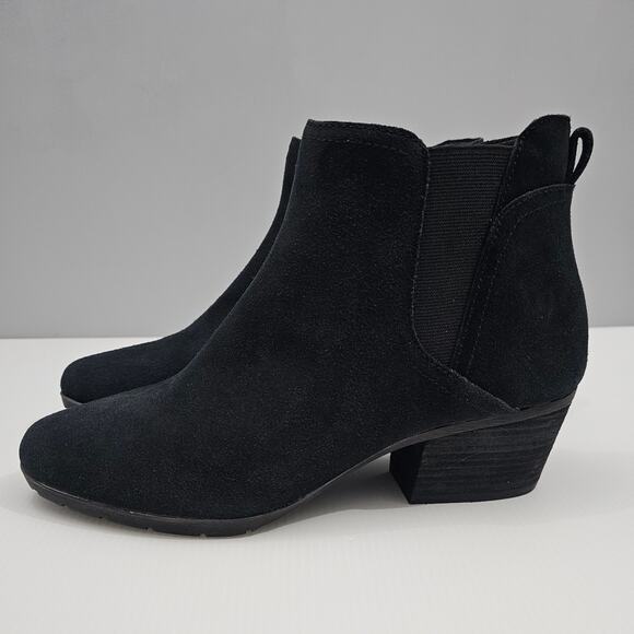 Blondo Shoes - NEW Blondo Victory Ankle Bootie Womens 9 Black Suede Waterproof Block Heel Fall